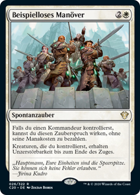 Flawless Maneuver [SGL-MTG-C20-026-DEN]