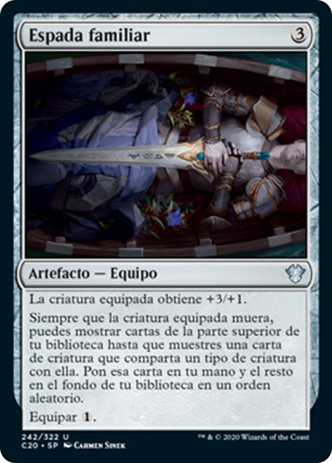 Heirloom Blade [SGL-MTG-C20-242-ESN]