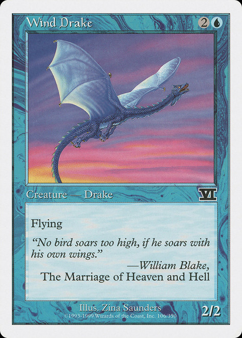 Wind Drake\n6th Edition\nSingle\nMagic The Gathering