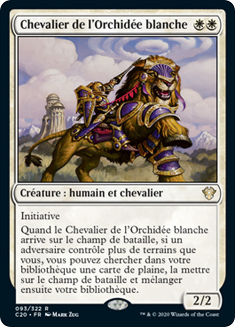 Knight of the White Orchid [SGL-MTG-C20-093-FRN]