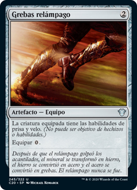 Lightning Greaves [SGL-MTG-C20-245-ESN]