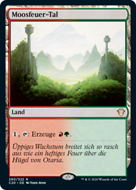 Mossfire Valley [SGL-MTG-C20-290-DEN]