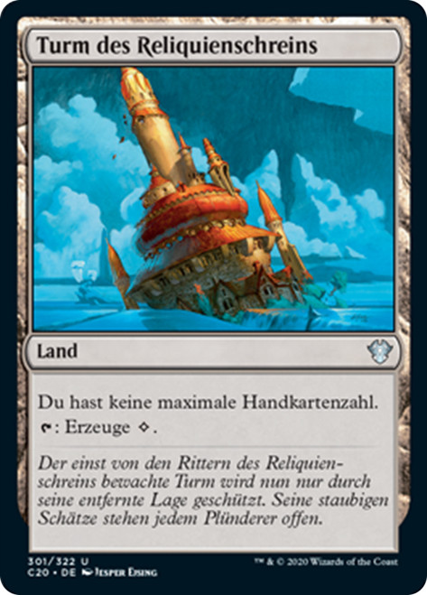Reliquary Tower [SGL-MTG-C20-301-DEN]