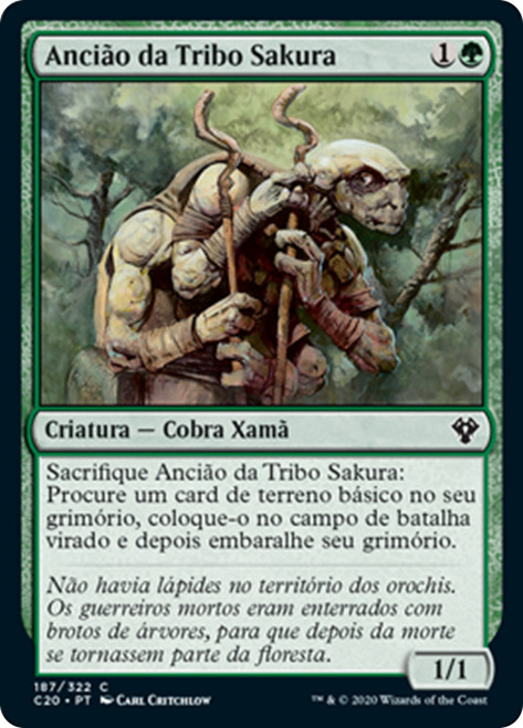 Sakura-Tribe Elder [SGL-MTG-C20-187-PTN]