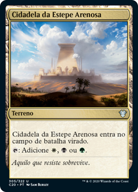 Sandsteppe Citadel [SGL-MTG-C20-305-PTN]