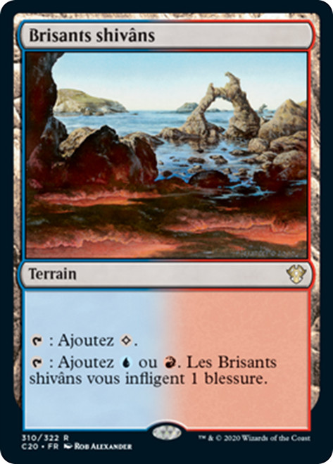 Shivan Reef [SGL-MTG-C20-310-FRN]