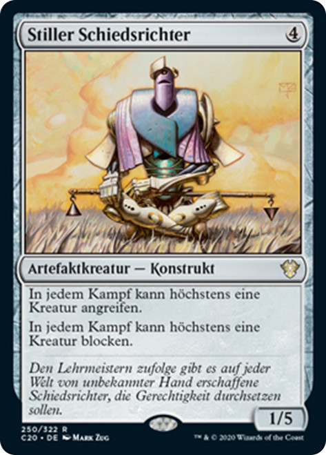 Silent Arbiter [SGL-MTG-C20-250-DEN]