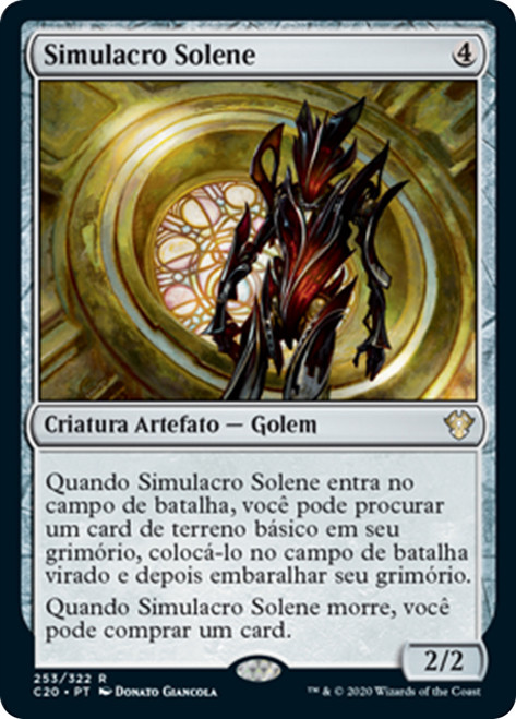 Solemn Simulacrum [SGL-MTG-C20-253-PTN]