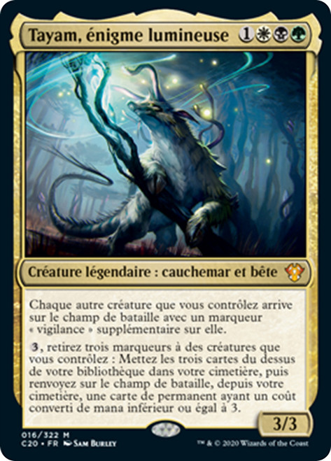 Tayam, Luminous Enigma [SGL-MTG-C20-016-FRN]