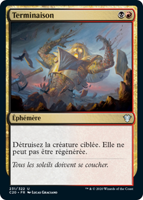 Terminate [SGL-MTG-C20-231-FRN]