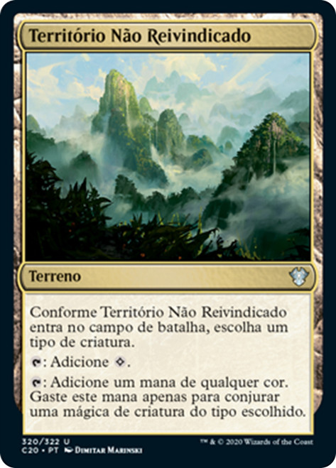 Unclaimed Territory [SGL-MTG-C20-320-PTN]