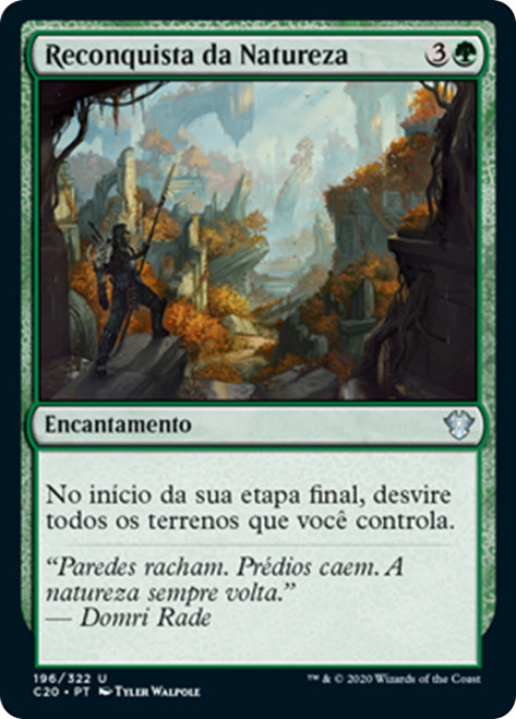 Wilderness Reclamation [SGL-MTG-C20-196-PTN]