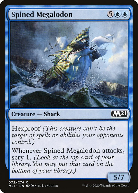 Spined Megalodon\nCore Set 2021\nSingle\nMagic The Gathering
