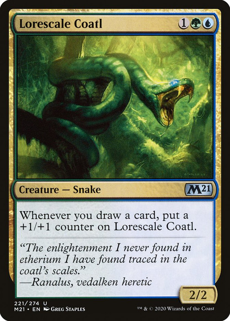 Lorescale Coatl\nCore Set 2021\nSingle\nMagic The Gathering