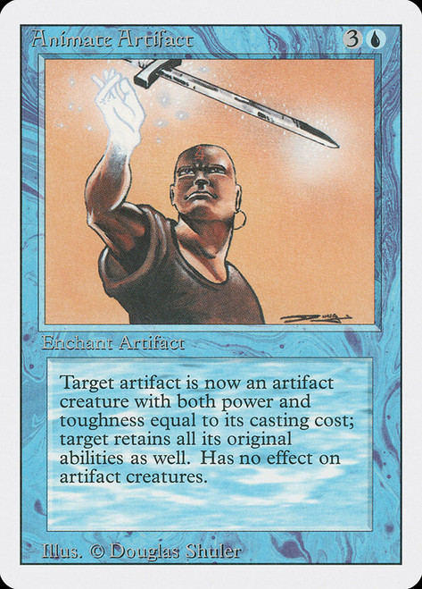 Animate Artifact\n3rd Edition/Revised\nSingle\nMagic The Gathering