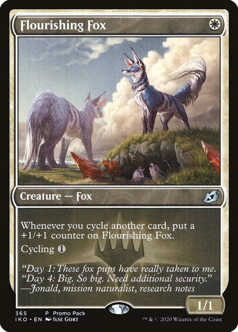 Flourishing Fox (Promo Pack) (Ikoria: Lair of Behemoths)\nPromo: General\nSingle\nMagic The Gathering