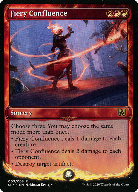 Fiery Confluence\nSignature Spellbook: Chandra\nSingle\nMagic The Gathering