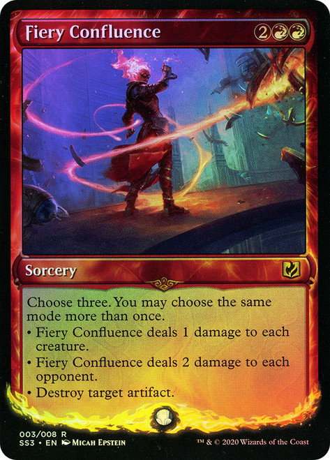 Fiery Confluence\nSignature Spellbook: Chandra\nSingle\nMagic The Gathering