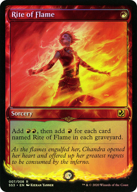 Rite of Flame\nSignature Spellbook: Chandra\nSingle\nMagic The Gathering