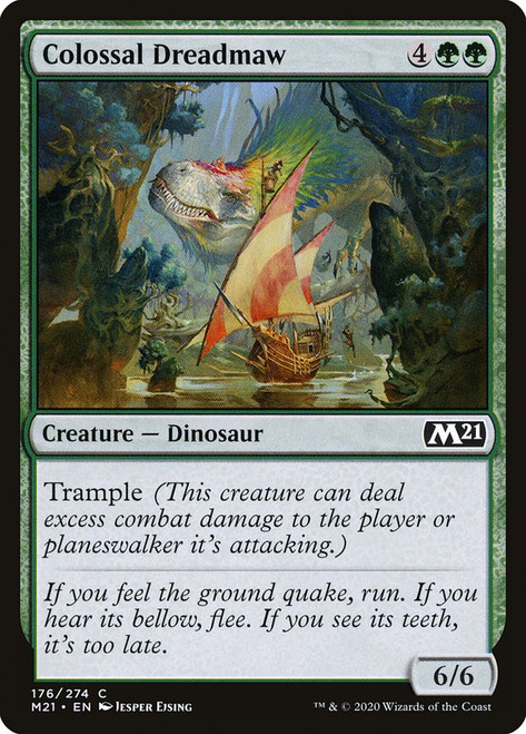 Colossal Dreadmaw\nCore Set 2021\nSingle\nMagic The Gathering
