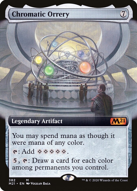 Chromatic Orrery (Extended Art)\nCore Set 2021 - Variants\nSingle\nMagic The Gathering