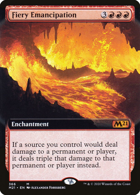 Fiery Emancipation (Extended Art) | Core Set 2021 - Variants 