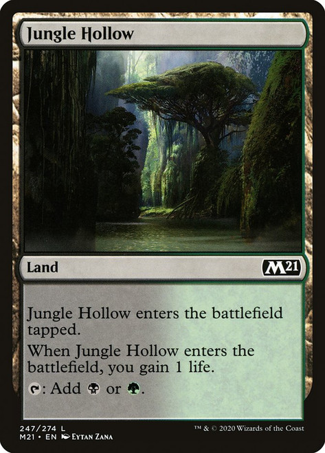 Jungle Hollow\nCore Set 2021\nSingle\nMagic The Gathering