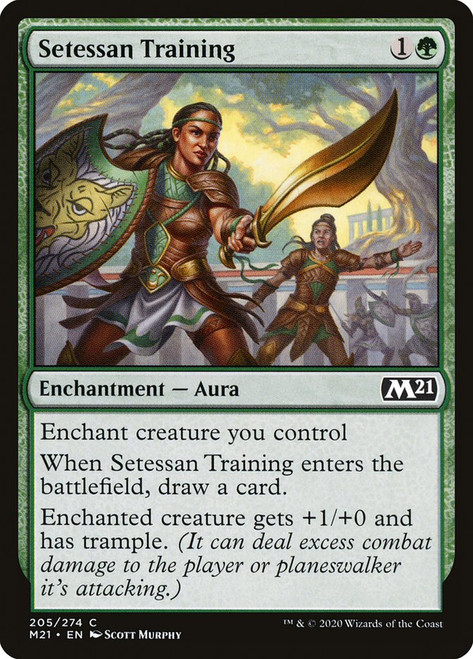 Setessan Training\nCore Set 2021\nSingle\nMagic The Gathering