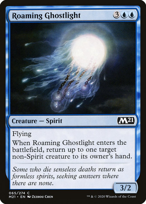 Roaming Ghostlight\nCore Set 2021\nSingle\nMagic The Gathering