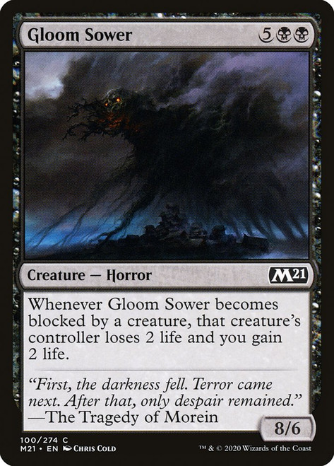 Gloom Sower\nCore Set 2021\nSingle\nMagic The Gathering