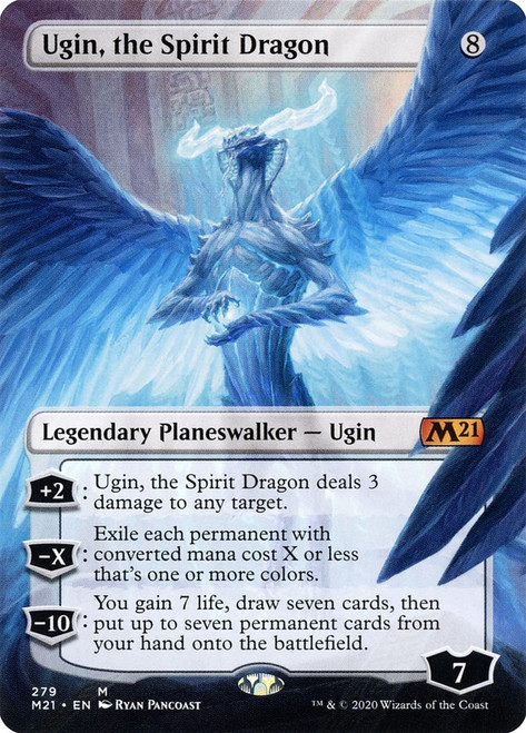 Ugin, the Spirit Dragon (Borderless)\nCore Set 2021 - Variants\nSingle\nMagic The Gathering