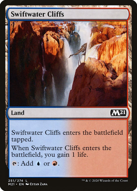 Swiftwater Cliffs\nCore Set 2021\nSingle\nMagic The Gathering