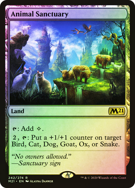 Animal Sanctuary\nCore Set 2021\nSingle\nMagic The Gathering