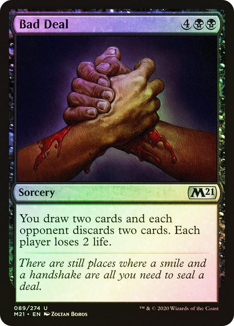 Bad Deal\nCore Set 2021\nSingle\nMagic The Gathering