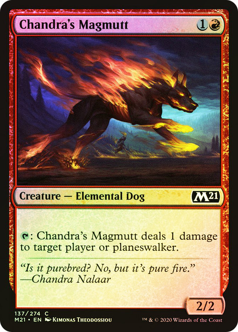 Chandra's Magmutt\nCore Set 2021\nSingle\nMagic The Gathering