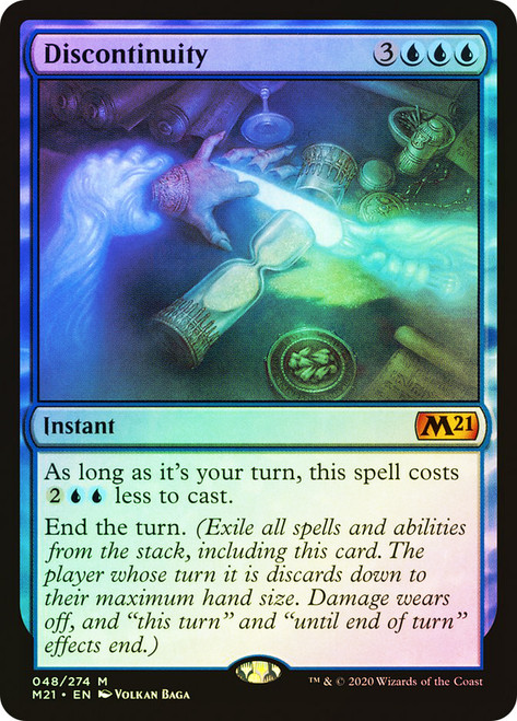 Discontinuity\nCore Set 2021\nSingle\nMagic The Gathering