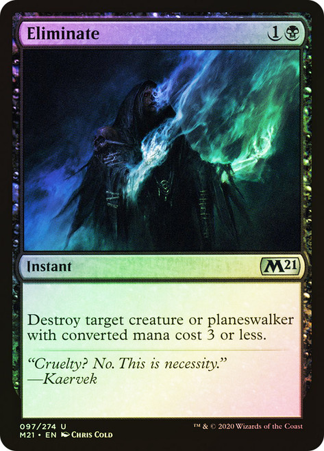 Eliminate\nCore Set 2021\nSingle\nMagic The Gathering