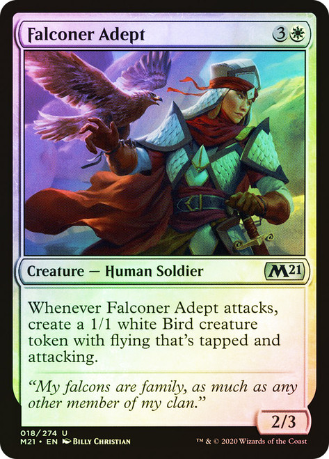 Falconer Adept\nCore Set 2021\nSingle\nMagic The Gathering