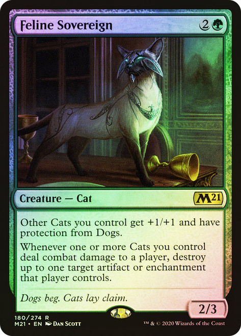 Feline Sovereign\nCore Set 2021\nSingle\nMagic The Gathering