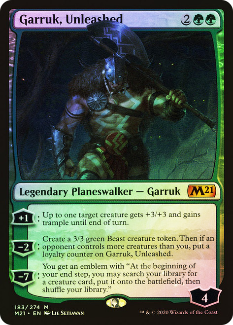 Garruk, Unleashed\nCore Set 2021\nSingle\nMagic The Gathering