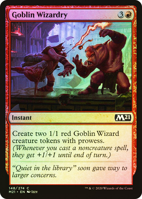Goblin Wizardry\nCore Set 2021\nSingle\nMagic The Gathering