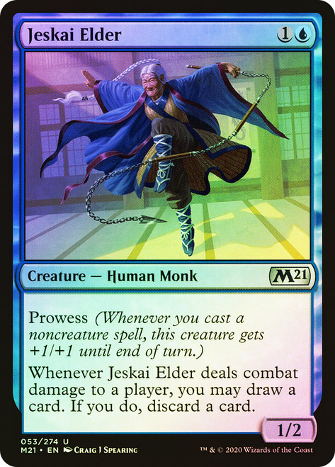 Jeskai Elder\nCore Set 2021\nSingle\nMagic The Gathering