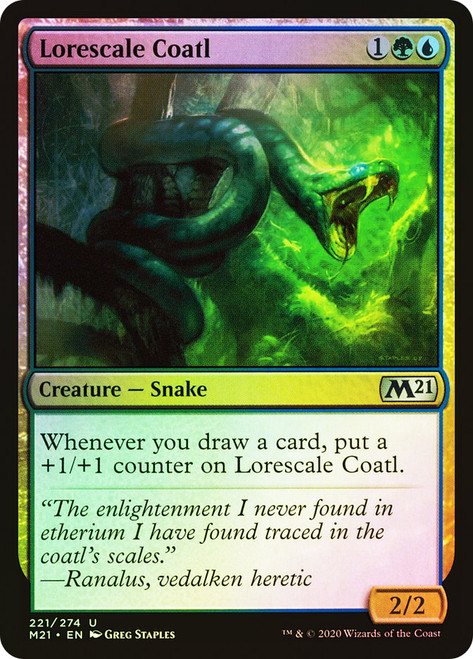 Lorescale Coatl\nCore Set 2021\nSingle\nMagic The Gathering