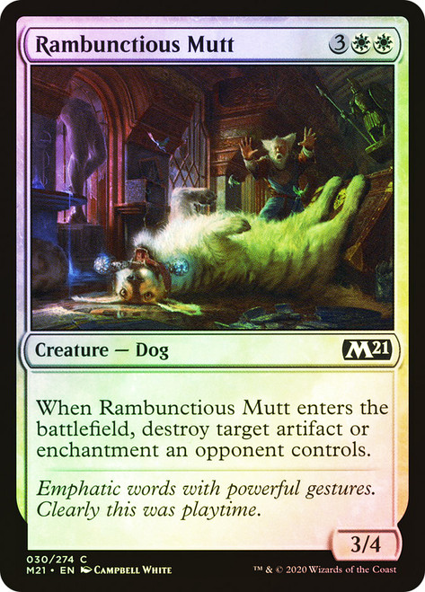 Rambunctious Mutt\nCore Set 2021\nSingle\nMagic The Gathering