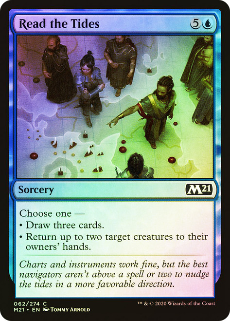 Read the Tides\nCore Set 2021\nSingle\nMagic The Gathering
