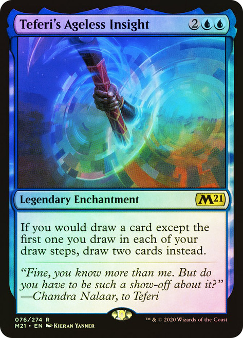 Teferi's Ageless Insight\nCore Set 2021\nSingle\nMagic The Gathering