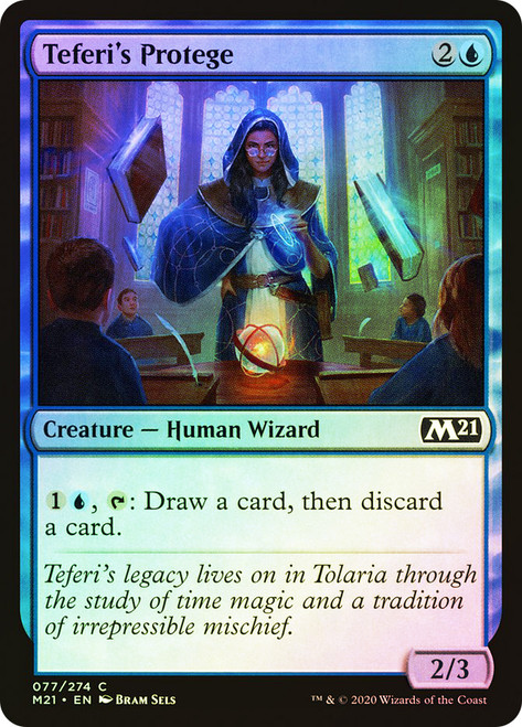 Teferi's Protege\nCore Set 2021\nSingle\nMagic The Gathering