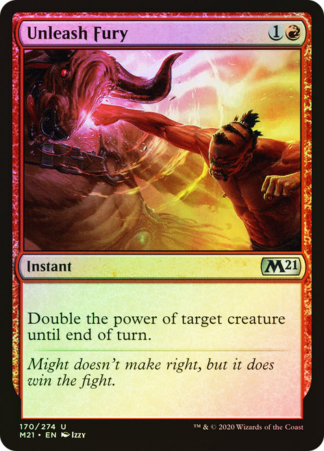 Unleash Fury\nCore Set 2021\nSingle\nMagic The Gathering