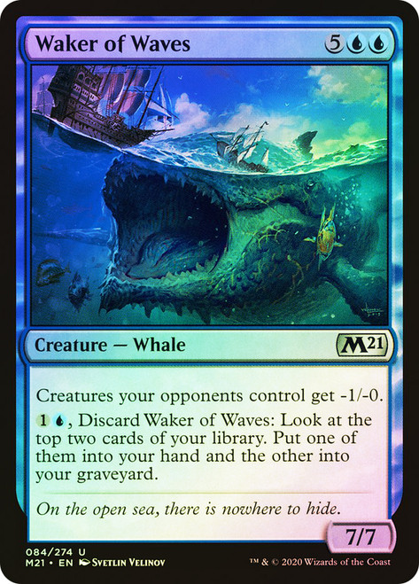 Waker of Waves\nCore Set 2021\nSingle\nMagic The Gathering
