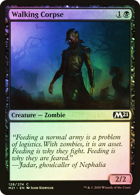 Walking Corpse\nCore Set 2021\nSingle\nMagic The Gathering